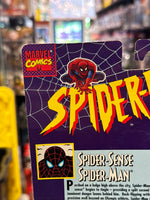 Spider Sense Spider-Man (Vintage Animated Spider-Man, Toybiz) SEALED