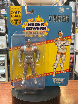 Cyborg Gold Label (Super Powers, McFarlane) **SEALED**