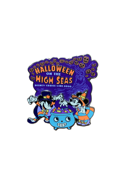 Mickey and Minnie Halloween on the High Seas (Walt Disney World, Pin Traders)y