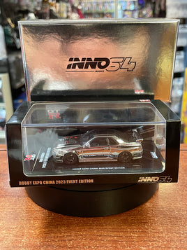 Nissan Skyline GT-R NISMO Chrome (Inno64, Diecast ) **EXCLUSIVE** - Bitz & Buttons
