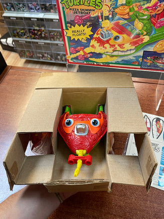Pizza Skimmin’ Jetboat 1994 (Vintage TMNT Teenage Ninja Turtles, Playmates) **New OPEN BOX** - Bitz & Buttons