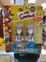 Sherri & Terri Series 8 (Vintage Simpsons, Playmates) SEALED - Bitz & Buttons