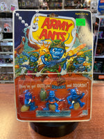 Flame Thrower Squad with Card Back 5422 (Vintage Army Ants, Hasbro) COMPLETE - Bitz & Buttons