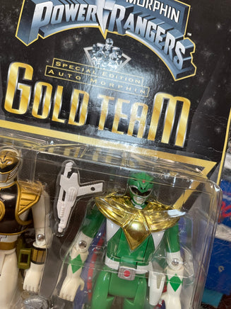 White & Green Ranger GOLD TEAM (Vintage MMPR Power Rangers, Bandai) **SEALED** - Bitz & Buttons