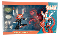 REDUCED! Sam & Max Series Action Figure  Scuba Max & Ratzo - Bitz & Buttons