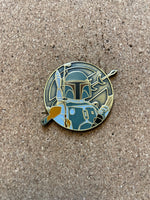Boba Fett Chibi Enamel (Walt Disney World, Pin Traders) - Bitz & Buttons