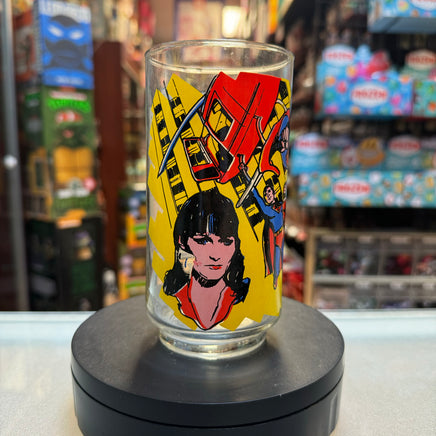 Superman & Lois Lane Flying (Vintage Glass, Superman The Movie) - Bitz & Buttons
