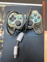 PS2 Console Bundle with Two Controllers 6092 (Sony Playstation PS2, Vintage Video Games) **TESTED**
