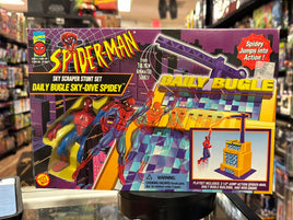Daily Bugle Sky Dive Spidey (Vintage Animated Spider-Man, ToyBiz) Sealed