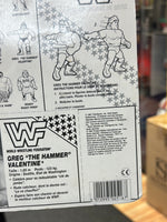 French Card Greg the Hammer 1341 (Vintage WWE WWF, Hasbro) Sealed