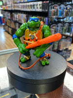 Cave Turtle Leo & Dingy Dino (Vintage TMNT Ninja Turtles, Playmates) COMPLETE - Bitz & Buttons