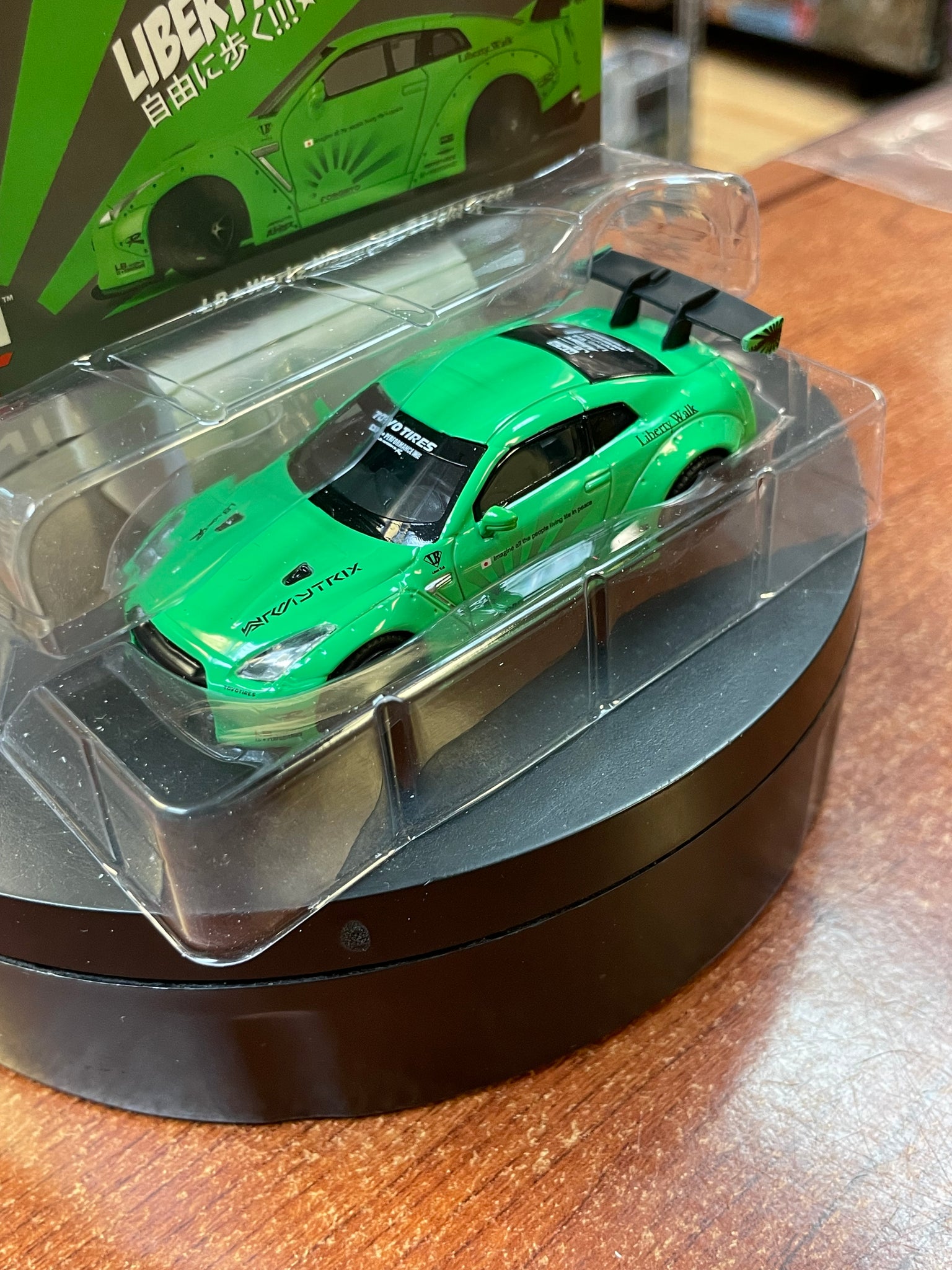 Nissan GT-R Light Green LB Works (Mini GT, Diecast )| Bitz & Buttons