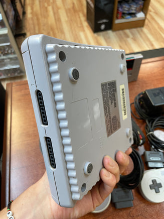 SNES JR Console with Super Mario World (SNES Super Nintendo, Vintage Video Games) **COMPLETE/TESTED** - Bitz & Buttons