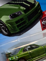 Nissan Skyline GT-R BNE34 SUPER TREASURE HUNT (Hot Wheels, Mattel) SEALED