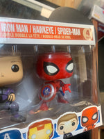 Hawkeye & Spiderman with Mini (Funko Pop, Marvel) EXCLUSIVE - Bitz & Buttons