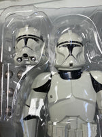 Clone Trooper Deluxe Shiny 1/6 Scale (Star Wars, Sideshow)  Open Box
