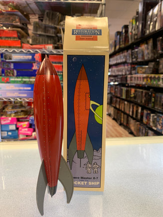 Space Master X-7 (Vintage Tin toy Rocket Ship, Restoration Hardware) - Bitz & Buttons