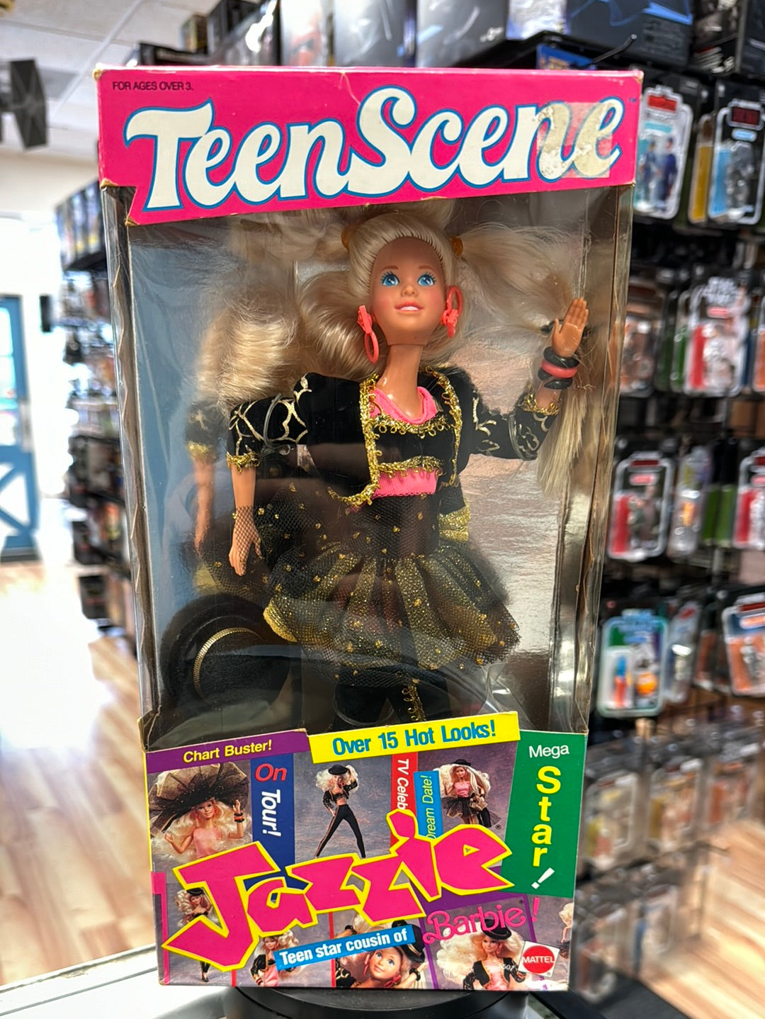Teen Scene Jazzie Teen Star Cousin of Barbie(バービー) ドール 人形 フィギュア Teen Scene Jazzie Teen Star Cousin of Barbie 1990 Mattel 5507 - We