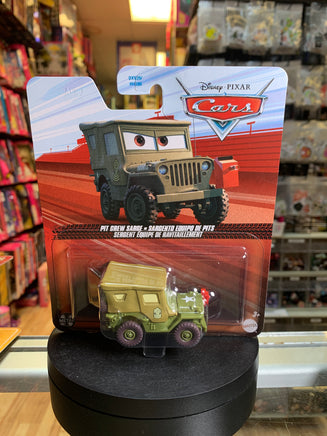 Pit Crew Sarge (Pixar Cars, Mattel Diecast) - Bitz & Buttons