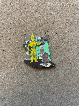 C-3PO With Ewoks (Walt Disney World, Pin Traders) - Bitz & Buttons