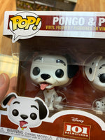 Pongo & Pedita 2 Pack (Funko Pop, Disney 101 Dalmatians) - Bitz & Buttons