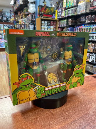 Raphael & Michelangelo 2 Pack (TMNT Teenage Ninja Turtles, Neca) SEALED - Bitz & Buttons