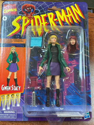 Gwen Stacy (Marvel Legends Retro, Hasbro) SEALED - Bitz & Buttons