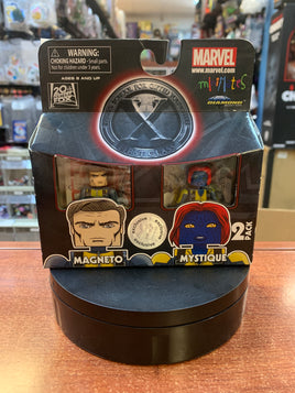Magneto & Mystique (Marvel Minimates, Diamond Select) SEALED - Bitz & Buttons