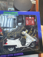Keno W/ Scooter Signed by Ernie Reyes (NECA, TMNT Ninja Turtles) SEALED - Bitz & Buttons