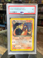 Dark Charizard Holo 4/82 (Pokemon, Rocket) **PSA 7** - Bitz & Buttons