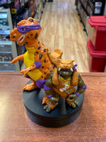 Cave Don with Trippy Tyrannosaurus (Vintage TMNT Ninja Turtles, Playmates) **LOOSE** - Bitz & Buttons