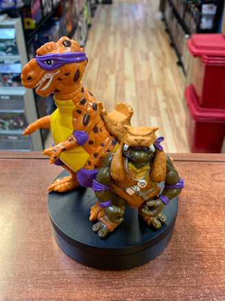 Cave Don with Trippy Tyrannosaurus (Vintage TMNT Ninja Turtles, Playmates) **LOOSE** - Bitz & Buttons