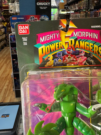 Darting Tongue Python Evil Space Alien (Vintage MMPR Power Rangers, Bandai) SEALED - Bitz & Buttons