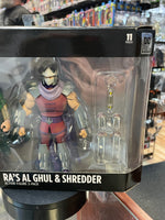 Ra's Ghul & Shredder (TMNT Ninja Turtles, DC Collectibles) **SEALED**