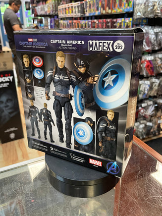 Captain America The Winter Soldier Stealth Suit No.202 (Medicom Mafex, The Infinity Saga) OPEN\COMPLETE - Bitz & Buttons