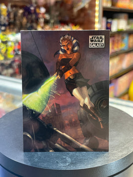 Ahsoka Kicks Metal Butt 33/638 (Topps Star Wars, New Visions)