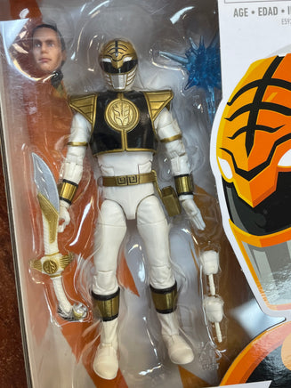 Mighty Morphin White Ranger (MMPR Power Rangers Lightning Collection, Hasbro) SEALED - Bitz & Buttons
