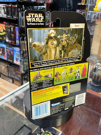 Wicket & Logray Ewoks (Vintage Star Wars, The Power of the Force) SEALED - Bitz & Buttons
