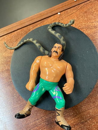 Jake the Snake Roberts (Vintage WWF WWE, Hasbro) COMPLETE - Bitz & Buttons