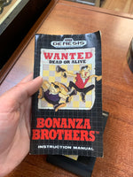 Bonanza Brothers: Wanted Dead or Alive (Sega Genesis, Vintage Video Games) COMPLETE - Bitz & Buttons