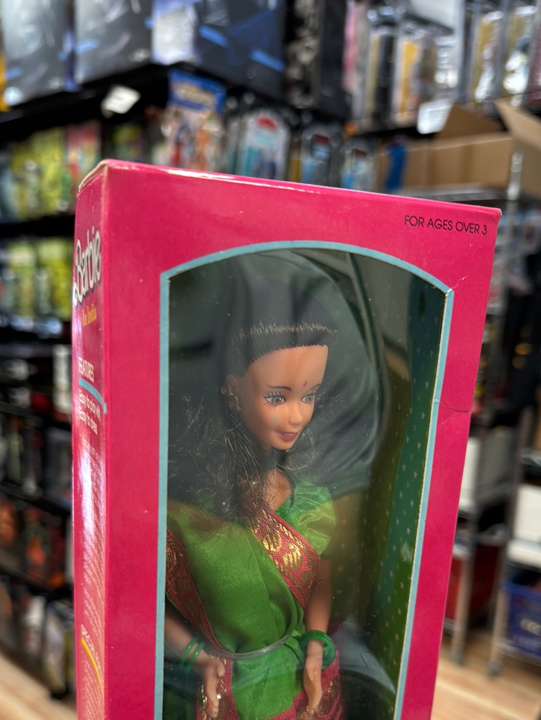 vintage barbie green dress Mattel 2004 Holiday Barbie Doll, Green