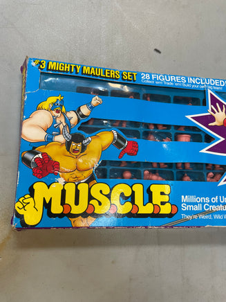 Mighty Maulers Set 3 #2649 (Vintage Muscle Men, Mattel) COMPLETE - Bitz & Buttons