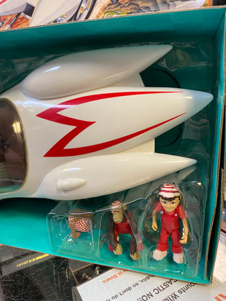 Mach 5 Playset with Spindle Chim Chim (Vintage Speed Racer, Resaurus) NEW - Bitz & Buttons