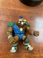 Cave Bebop w/ Bodacious Brontosaurus (Vintage TMNT Ninja Turtles, Playmates) **LOOSE** (Copy) - Bitz & Buttons