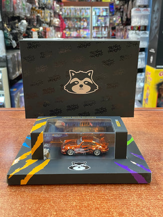 RWB Porsche 930 Orange Diecast 1/64 (NVRLAND Collectibles, Trash Panda's ) SEALED - Bitz & Buttons