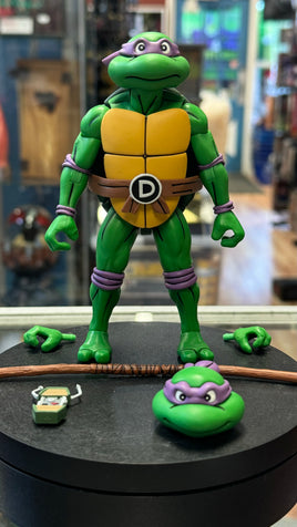 Donatello Cartoon Exclusive (TMNT Ninja Turtles, NECA) COMPLETE