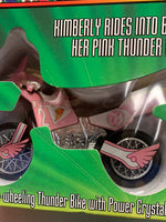 Pink Ranger with Thunder Bike (Vintage MMPR Power Rangers, Bandai)
