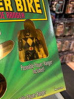 Black Ranger with Thunder Bike (Vintage MMPR Power Rangers, Bandai)