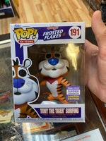 Tony the Tiger Surfing #191 (Funko Pop, Frosted Flakes) - Bitz & Buttons