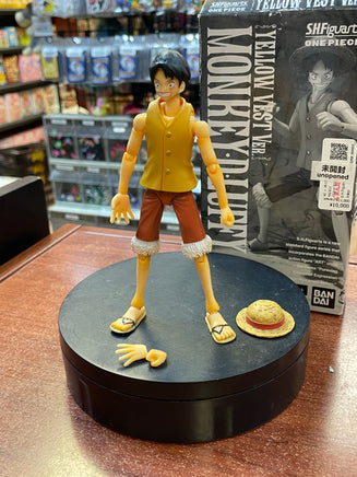 Monkey D Luffy Yellow Vest Ver. (Bandai SH Figuarts, One Piece) COMPLETE - Bitz & Buttons